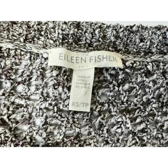 Eileen Fisher Womens XS Marled Knit Crew Neck Sweater 289 - Picture 2 of 4